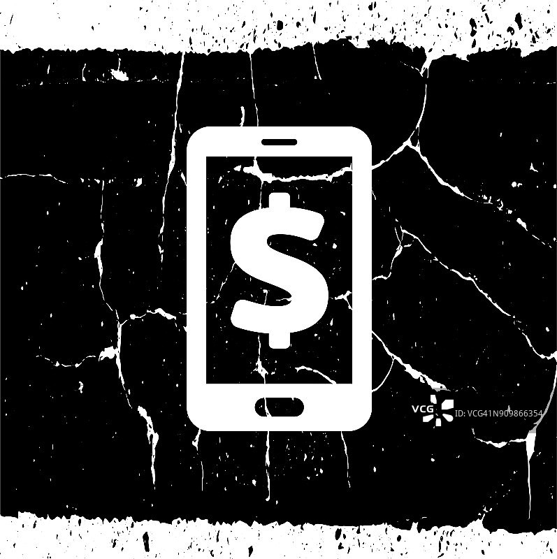 手机屏幕上的美元符号图片素材