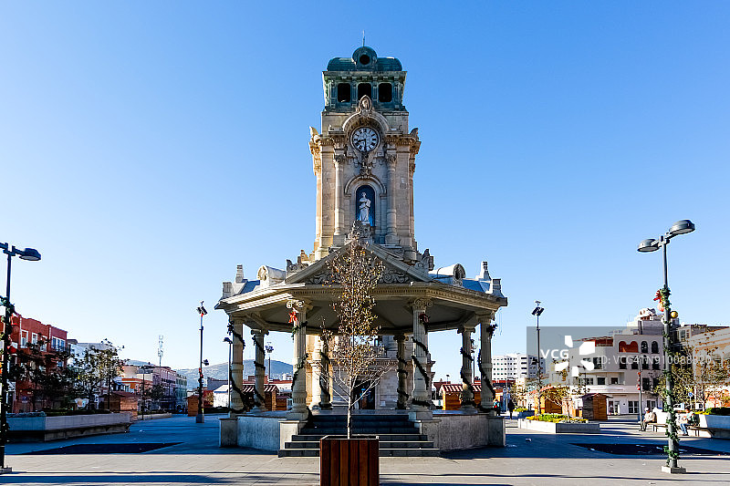 帕丘卡钟楼（墨西哥）图片素材