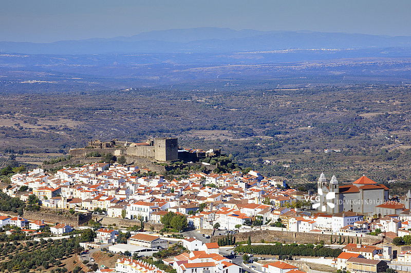 葡萄牙阿连特茹地区的卡斯特洛德维德村庄图片素材