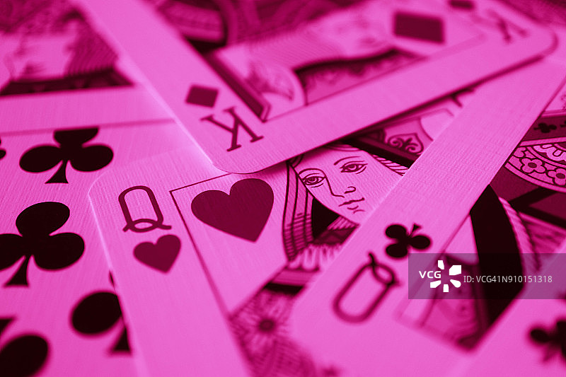 红心皇后微距占卜卡图片素材