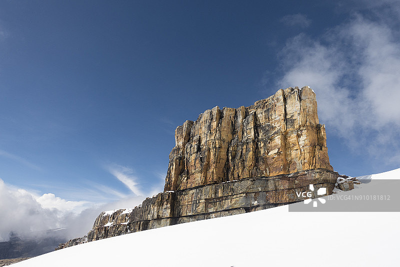 哥伦比亚博亚卡科库伊内华达山脉魔鬼讲道台图片素材