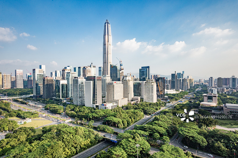 深圳天际线图片素材