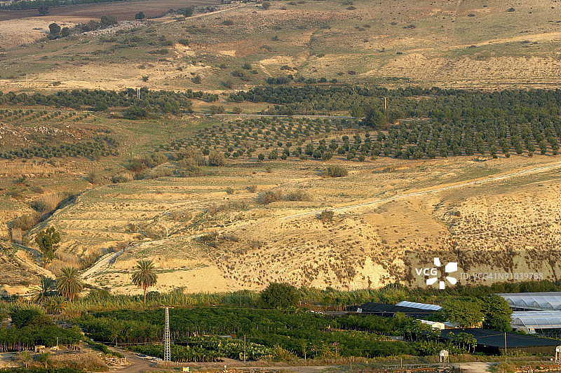 以色列、叙利亚、约旦边境地区图片素材
