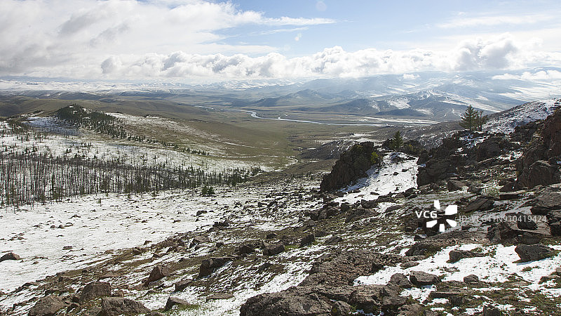 鄂尔浑河谷图片素材