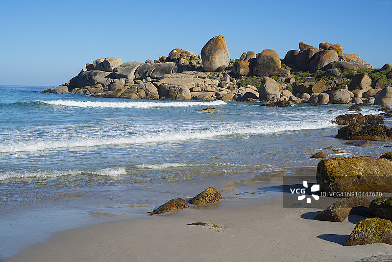 兰迪德诺海滩：沙滩、阳光、海滩和大海图片素材