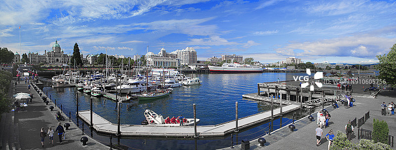 不列颠哥伦比亚省维多利亚港图片素材