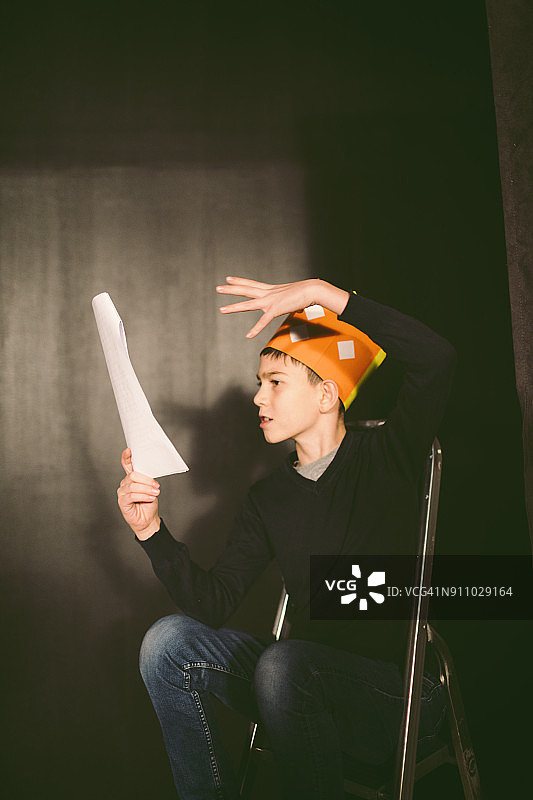 学校戏剧排练图片素材