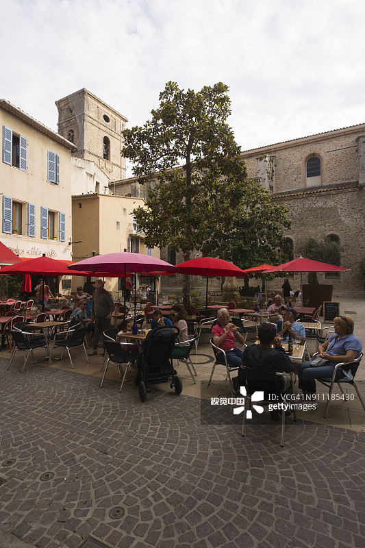 拉西奥塔的户外咖啡馆图片素材