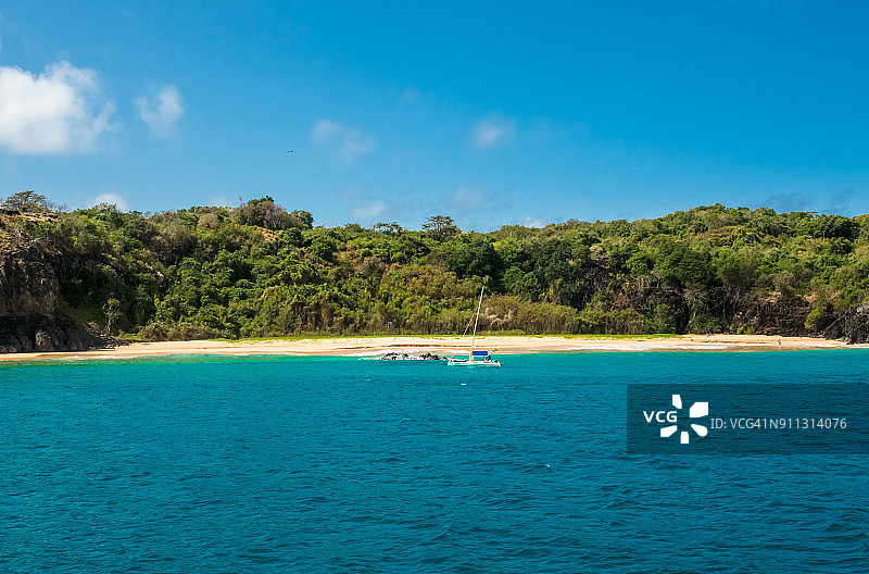 桑乔海滩 - 费尔南多·迪诺罗尼亚图片素材