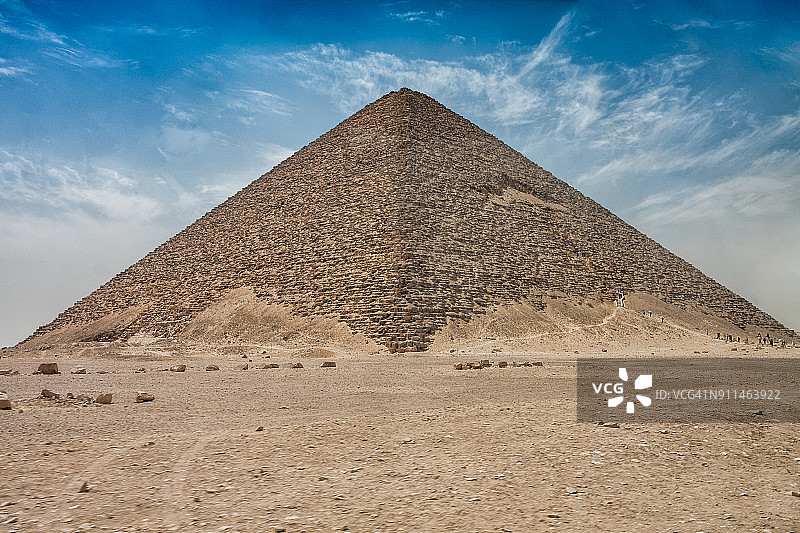 代赫舒尔红色金字塔图片素材