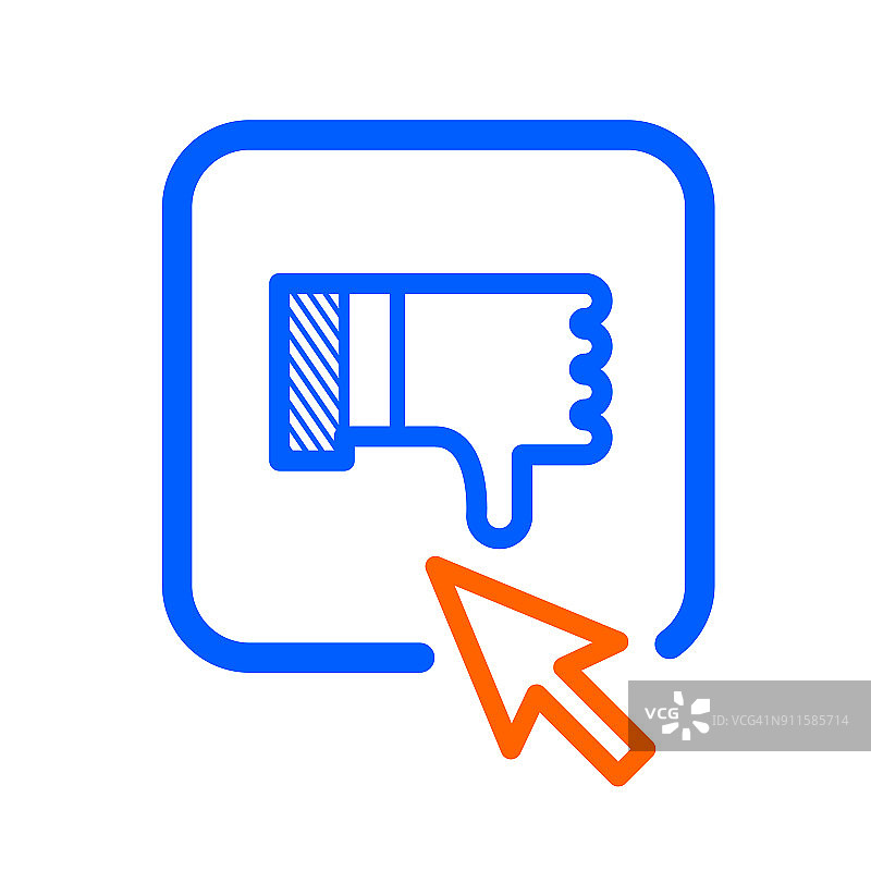 拇指向下图标图片素材