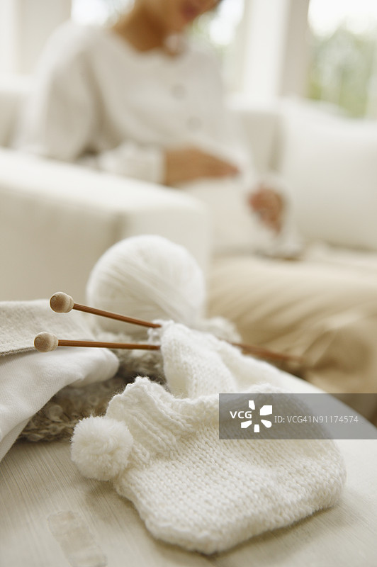 针和毛线球图片素材