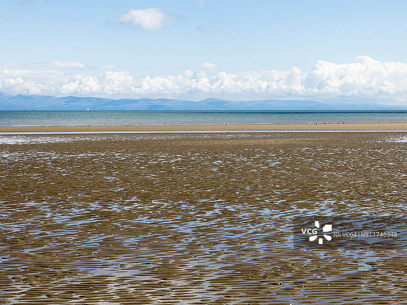 阿伯索赫附近的沃伦海滩：Lleyn半岛上的威尔士海岸小径图片素材