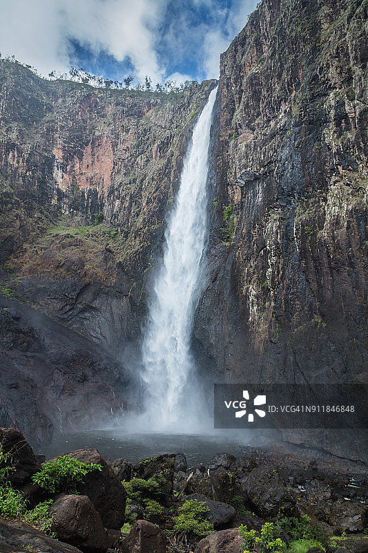 昆士兰北部瓦拉曼瀑布图片素材