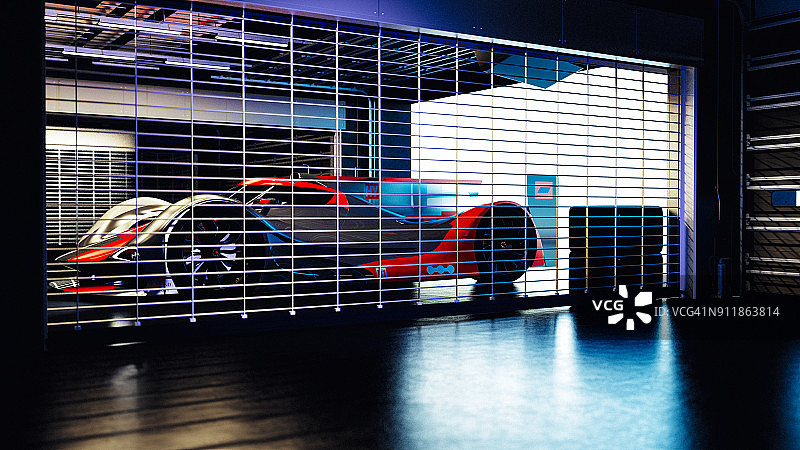 超级跑车勒芒原型车逼真渲染图片素材