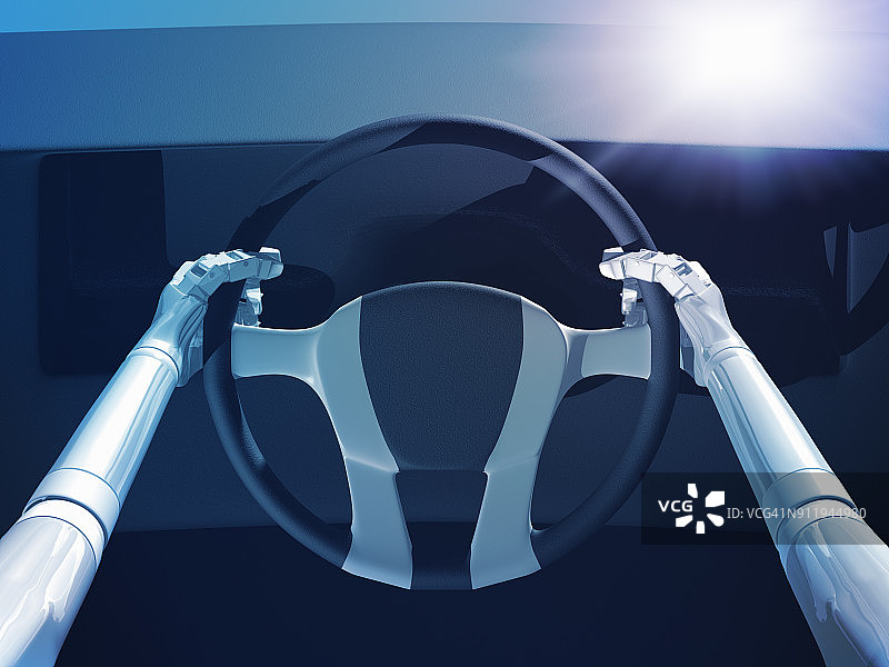 AI驾驶汽车图片素材