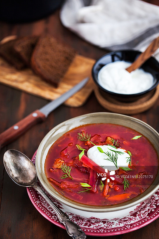 乌克兰风味红菜汤图片素材