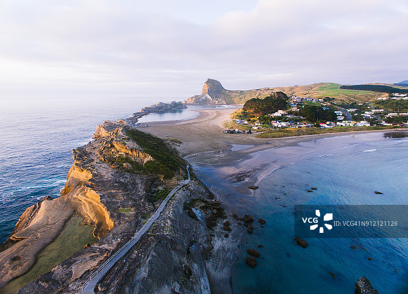 卡斯尔波因特空中视角图片素材