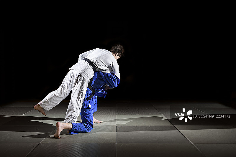 柔道训练系列图片素材