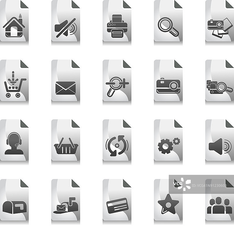 互联网相关图标集图片素材