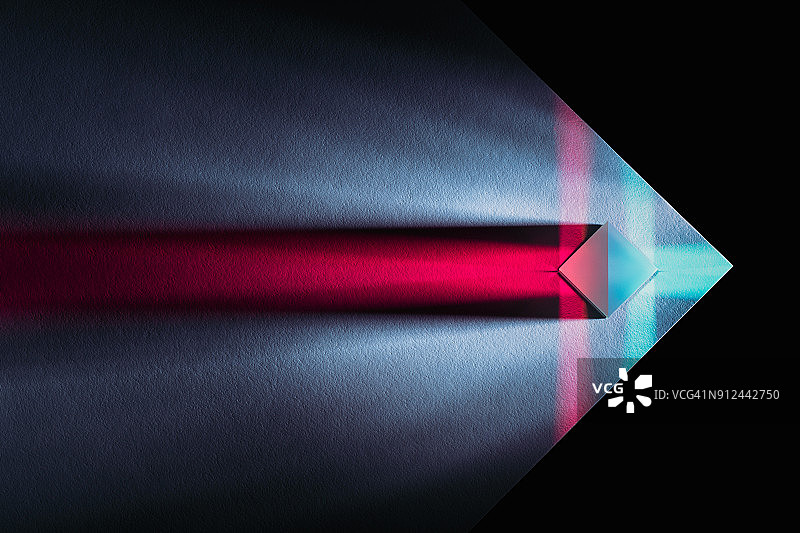 绚丽的光线折射图片素材