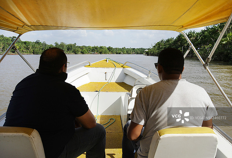 巴西北部亚马逊雨林的梅尔河图片素材