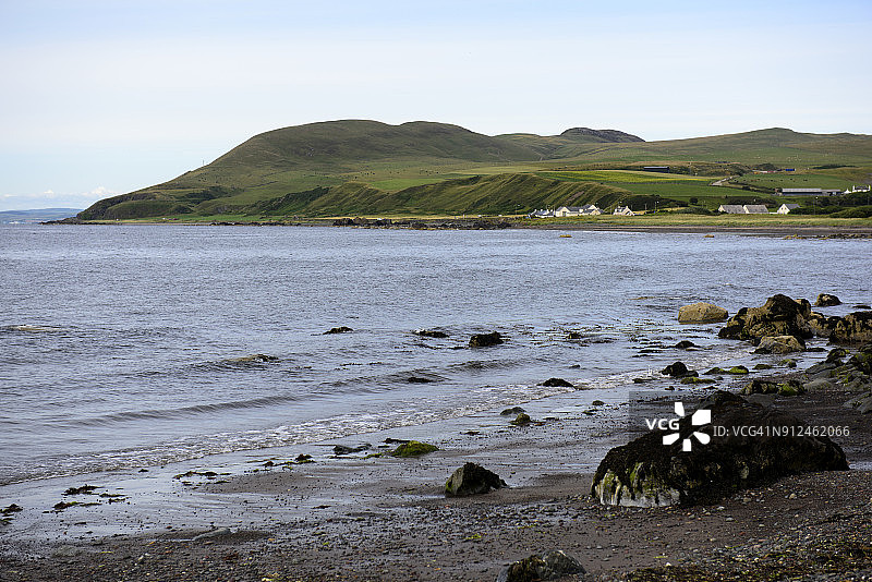 苏格兰艾尔郡海岸小径伦德尔富特河口图片素材