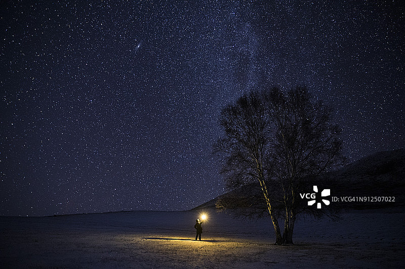 星系中的银河图片素材