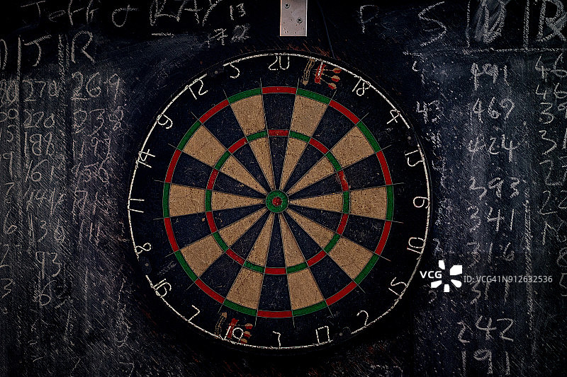 飞镖盘和黑板图片素材