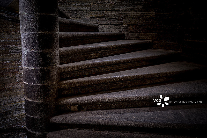 圣以撒大教堂的阶梯图片素材