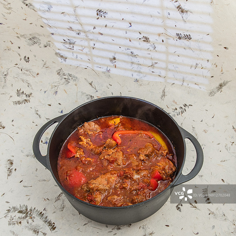 青椒羊肉炖图片素材