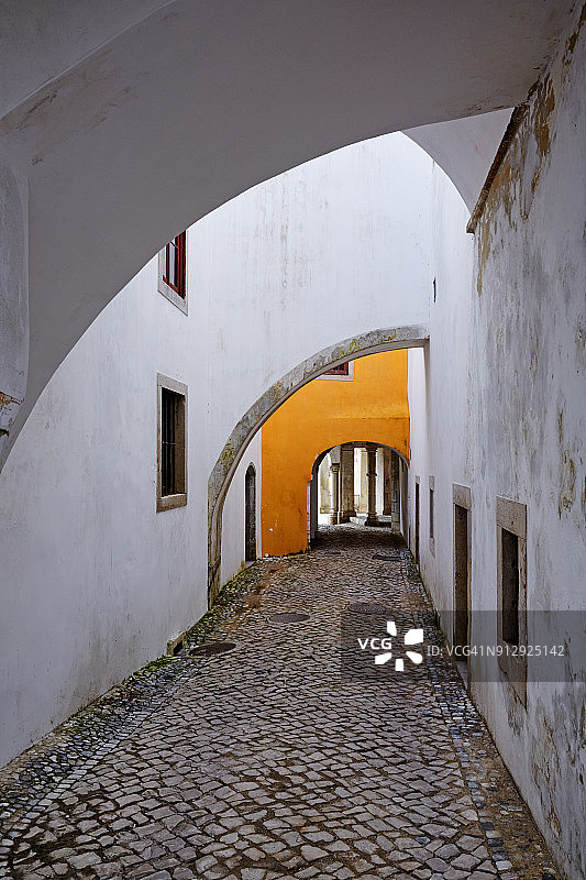 葡萄牙辛特拉王宫的走道图片素材