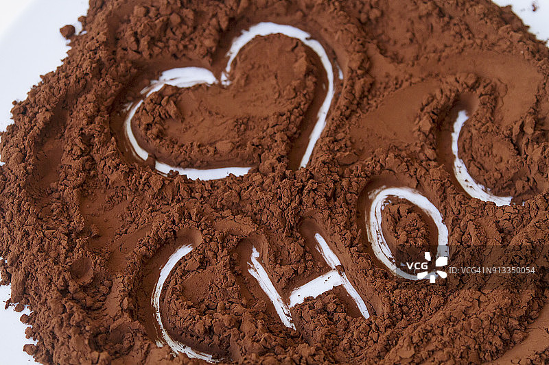 纯可可粉图片素材