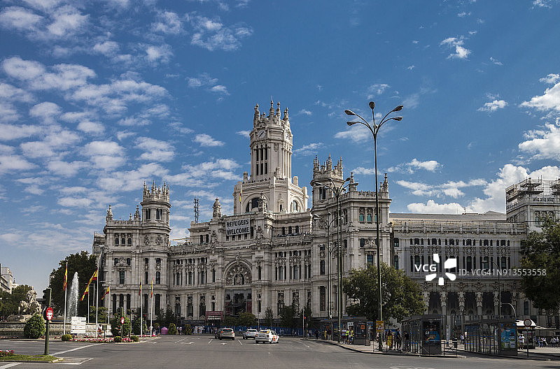 西贝莱斯广场（西班牙马德里）图片素材