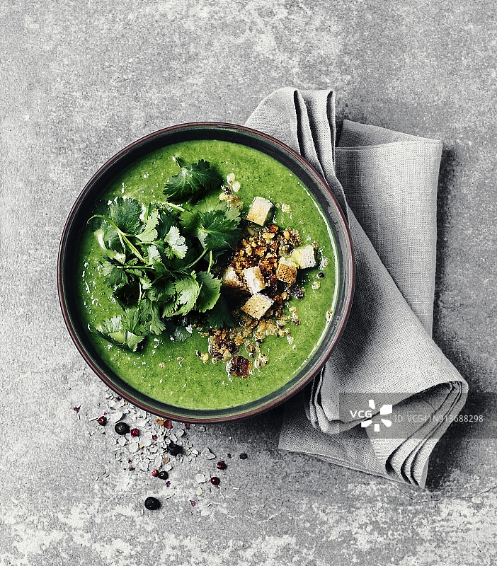 绿色浓汤图片素材