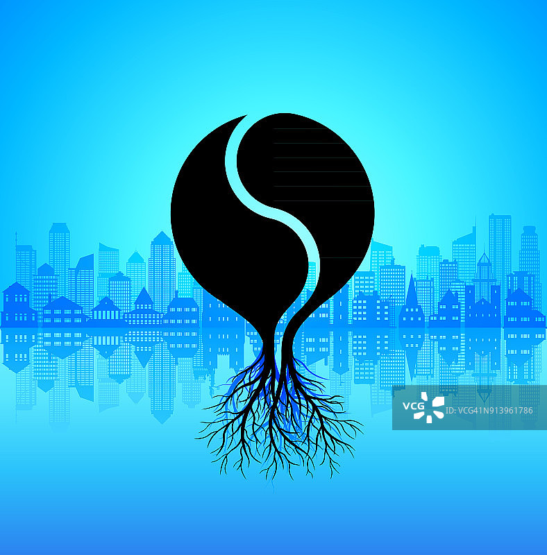 阴阳概念图片素材