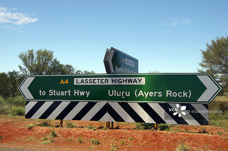 澳大利亚北领地道路标志图片素材