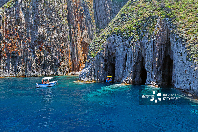 蓬扎岛，蓬廷群岛，拉齐奥，意大利图片素材