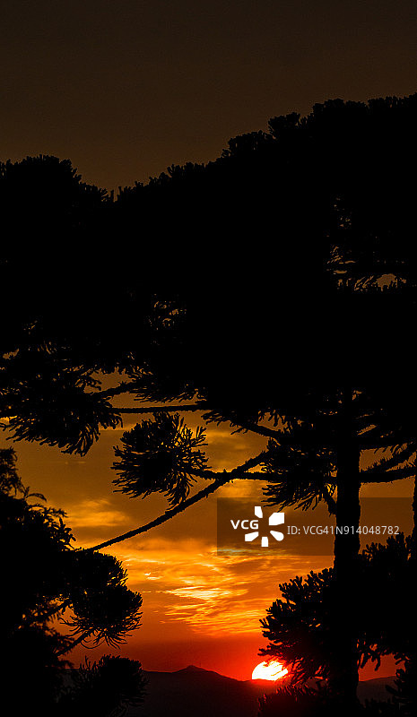 坎普斯杜若尔当的日落图片素材