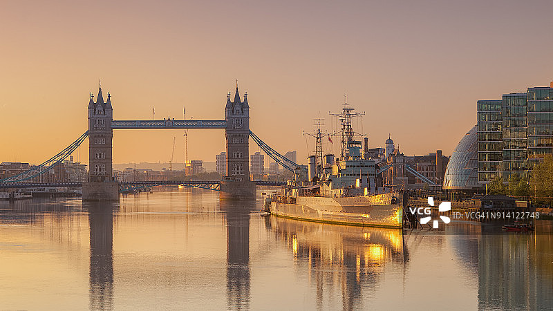 伦敦桥的景色图片素材