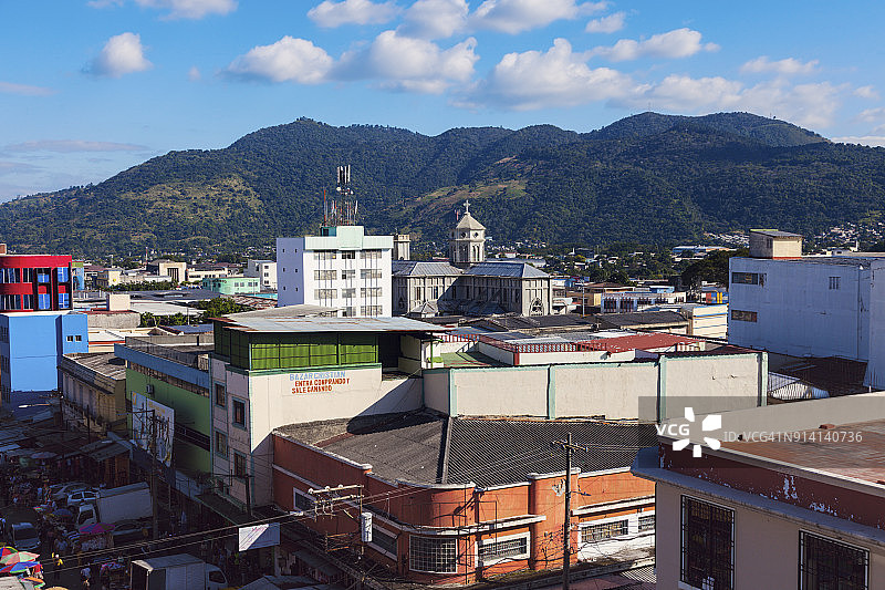 圣萨尔瓦多全景航拍图片素材