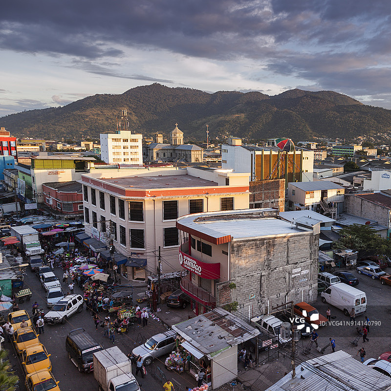 圣萨尔瓦多全景航拍图片素材