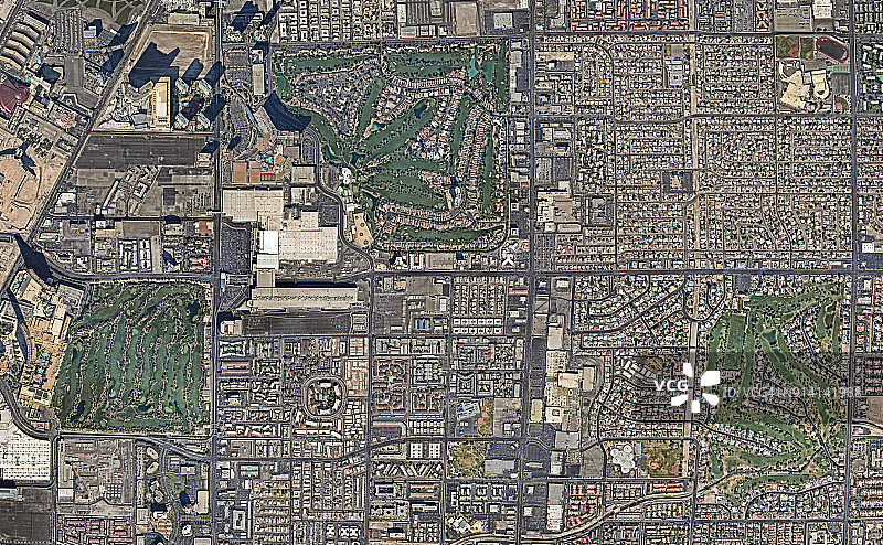 拉斯维加斯的高尔夫球场图片素材