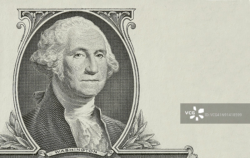 华盛顿总统肖像图片素材