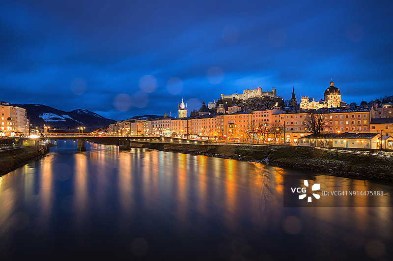 萨尔茨堡城市风光图片素材