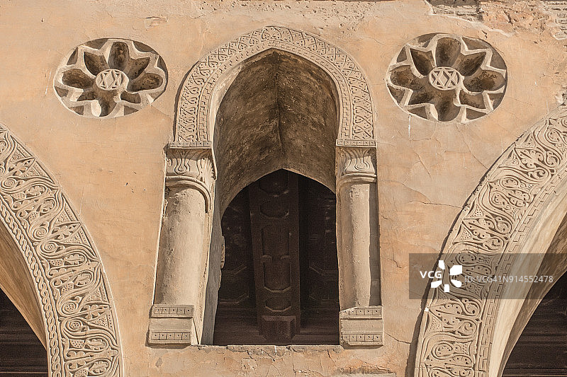 埃及开罗艾哈迈德·伊本·图伦清真寺图片素材