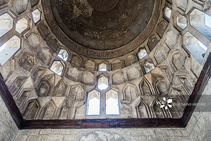 埃及开罗艾哈迈德·伊本·图伦清真寺图片素材