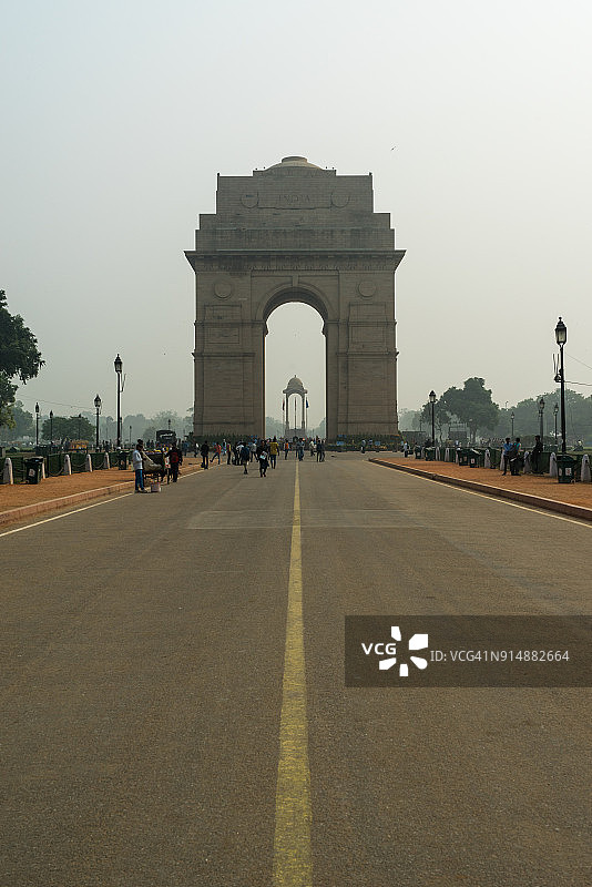 印度门污染 - 印度新德里图片素材