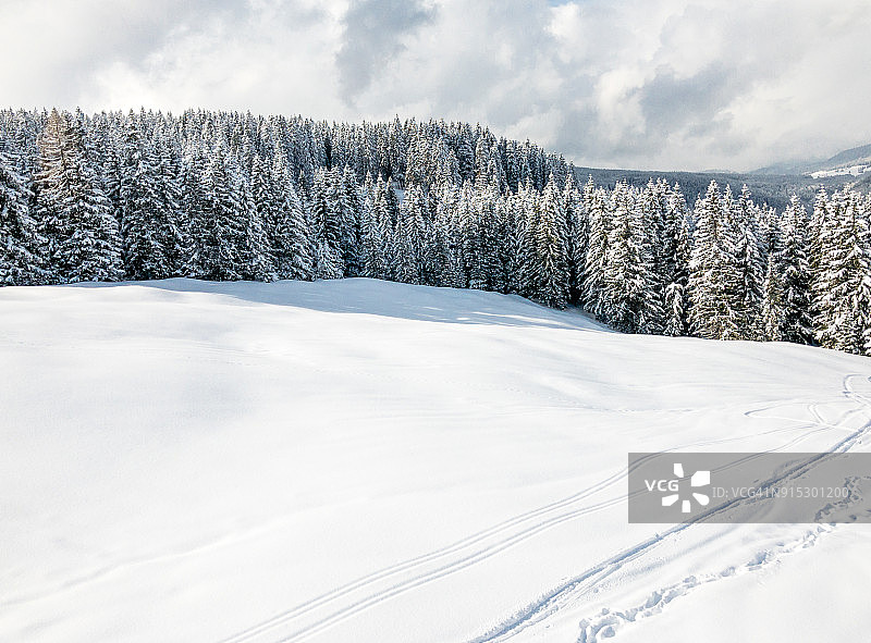 奥地利萨尔茨堡州的洛弗滑雪胜地图片素材