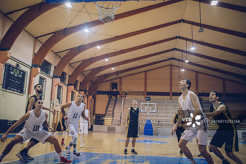 罚球投篮图片素材